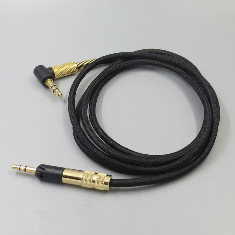 Substituição do cabo de áudio para Sennheiser, auscultadores sem microfone, HD518, HD558, HD598, HD595, HD559, HD569, HD579, HD599