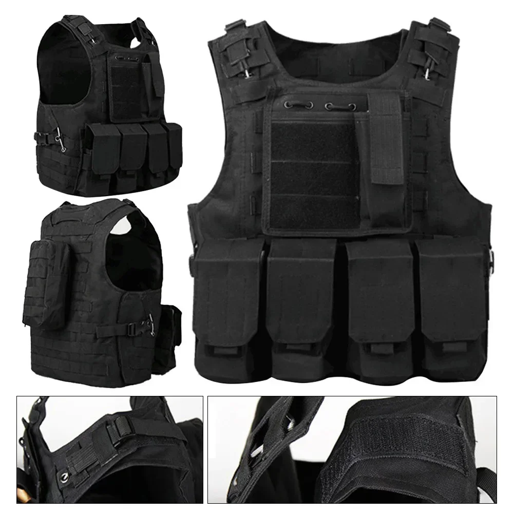 Chaleco táctico militar para niños, equipo de Paintball Chasse, pistola Airsoft, cuerpo de combate, uniforme CS DE ATAQUE suave