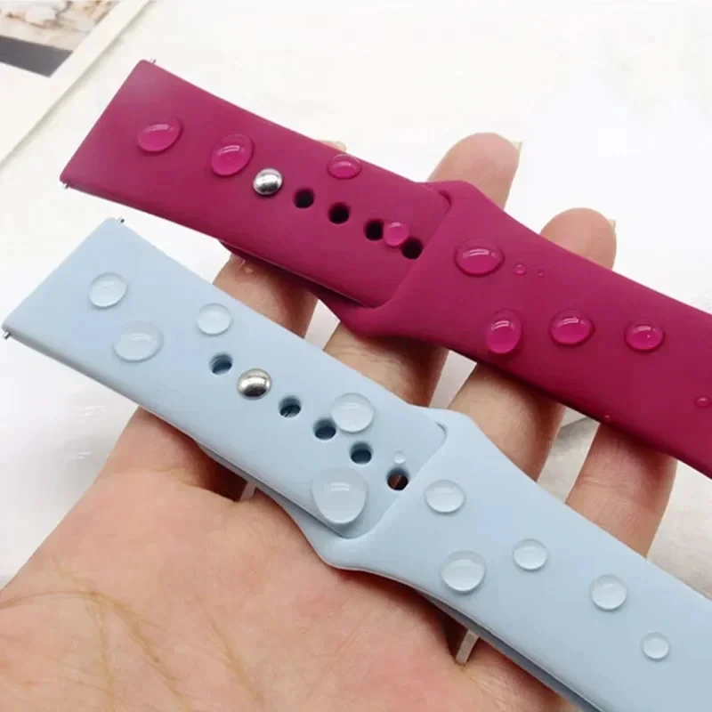 20mm 22mm Watch Band For Amazfit gts 4/3/2/gtr4 mini/Gtr/2e/Pro 47mm Sport Silicone Wristband Bracelet Amazfit Bip/U/3/Pro Strap