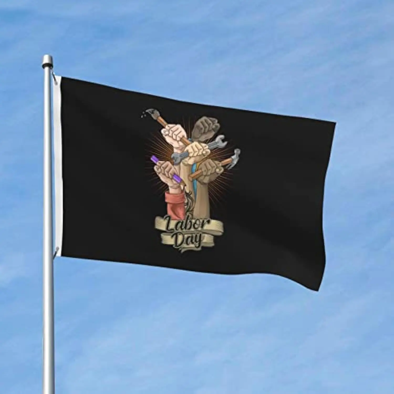Labor Day Multiple Trades Union Flag 3x5FT 4x6FT Durable Outdoor Indoor Banner