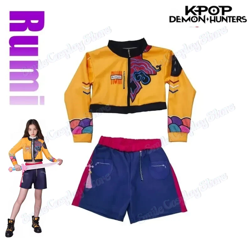 

New 2026 Demon Hunters Cosplay Costumes for Girls Zoey Mira Rumi Fantasy Roleplay Outfits Kpop Halloween Carnival Party Suits