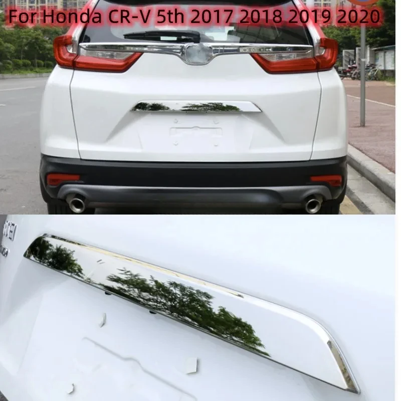 

Stainless Steel Chrome Trunk Strips For Honda CR-V 5th 2017 2018 2019 2020 CRV Tailgate Trims Molding Accessories