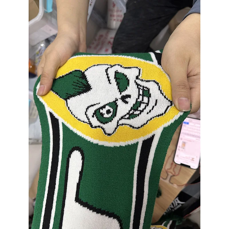 145*18 cm Size Ultras Helala Boys Scarf Elastic Scarf for Fans Double-faced Knitted UHB001