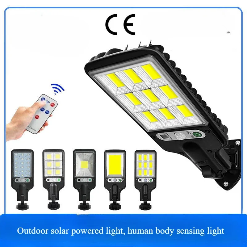 Outdoor Solar Lights Human Body Sensing Outdoor Courtyard Lights Intelligent Light Sensing Waterproof Solar Street Lights  Solar