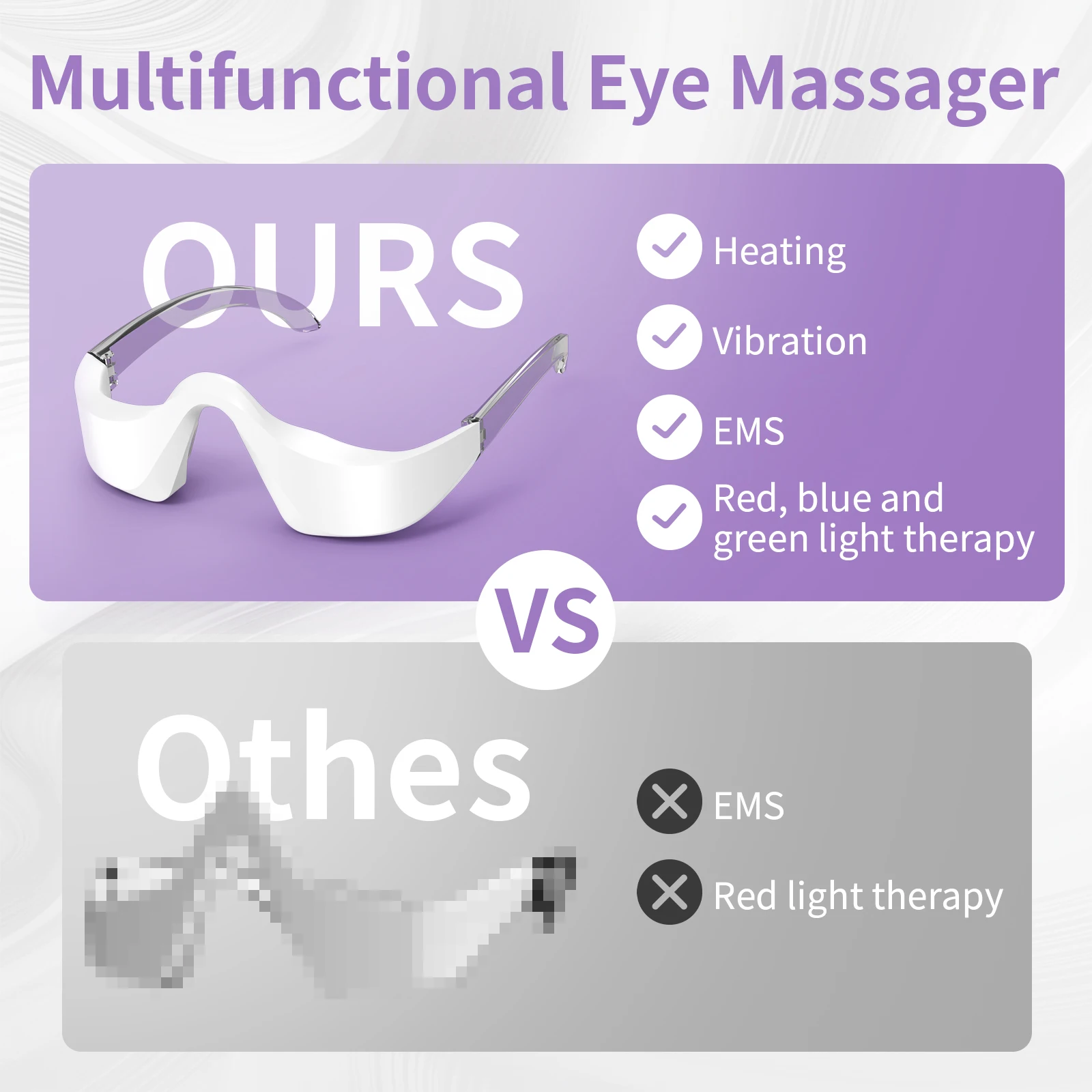 المكتبة الذكية المتقدمة باليد ثلاثية الأبعاد جهاز العناية بالعين مكركرنت التدفئة اللاسلكية مقاوم للماء مدلك كهربائي لمكافحة الشيخوخة Da #4