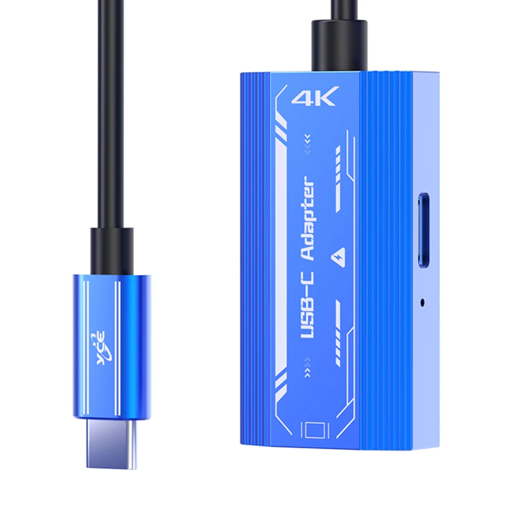 USB Typ C zu HDMI-kompatibler Adapter 4K@60Hz PD100W&Datenübertragung für XREAL/Rokid Air AR-Brille für Switch/Steam Deck/ROG Ally