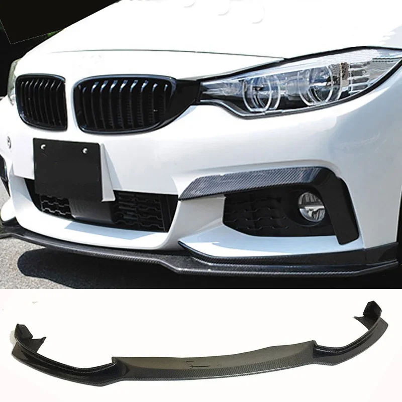 E-C Style Carbon fiber Front Bumper Lip Spoiler For BMW F32 F33 F36 2014-2018