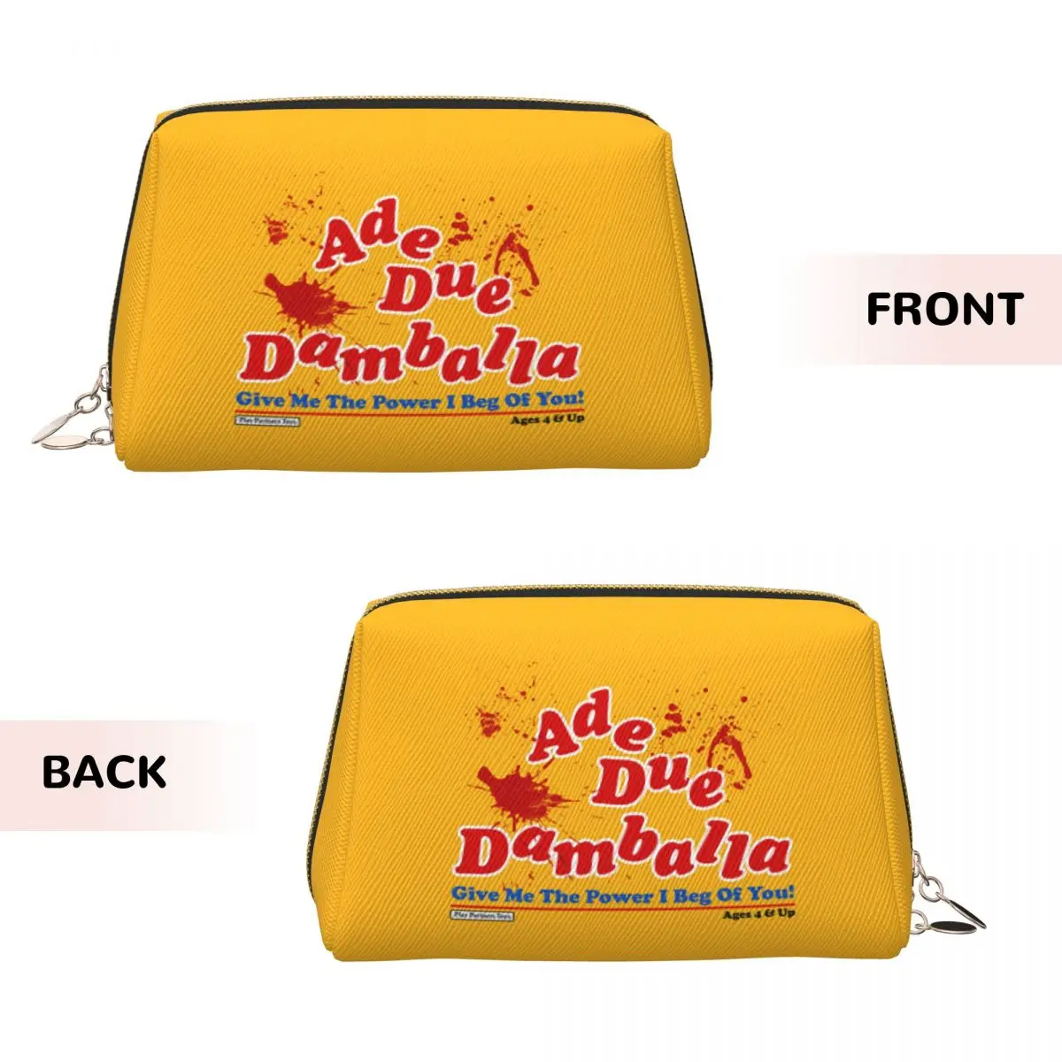 Child's Play Chucky Voodoo Chant Women Cosmetic Bags Travel Makeup Organizer Pouch Toiletry Storage Dopp Kit Case