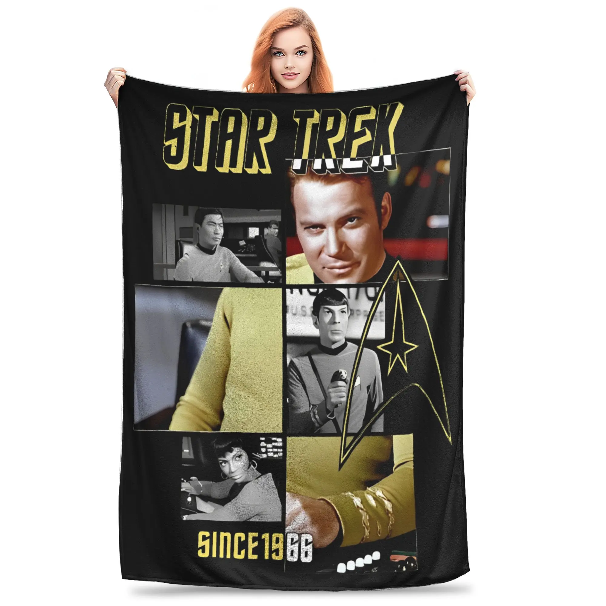 Stars Treks Film Blanket Multi-size Super Soft Cozy  Throw Blankets for Sofa Couch and Bed