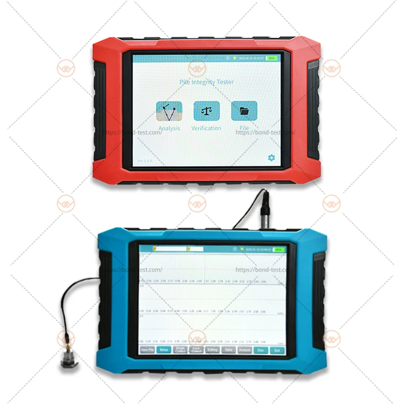Burgerlijk ingenieur Inspectie Stapeltestapparatuur/pit Stapeltest