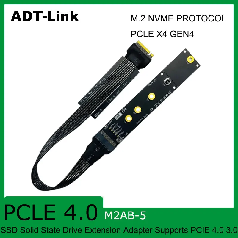 ADT M. 2 NVMe SSD Solid State Drive Extension Adapter Cable Ssd m2  ddr4 32gb gpu support  thunderbolt 2 gaming pc accessories