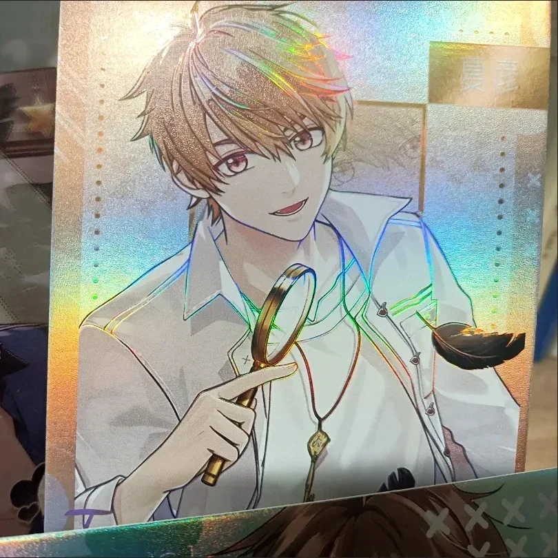 Tarjetas láser de Anime Tears of Themis, 4 piezas + 1 piezas, 3D, Photocard, foto impresa HD, decoración, tarjeta de archivo, postal, regalo para fanáticos