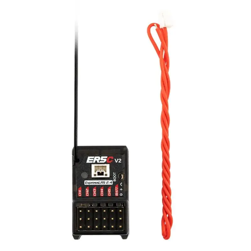 ABXE-For Radiomaster ER5C V2 RX Receiver 5CH ELRS 2.4Ghz PWM Receiver For RC FPV Car Boat Truck