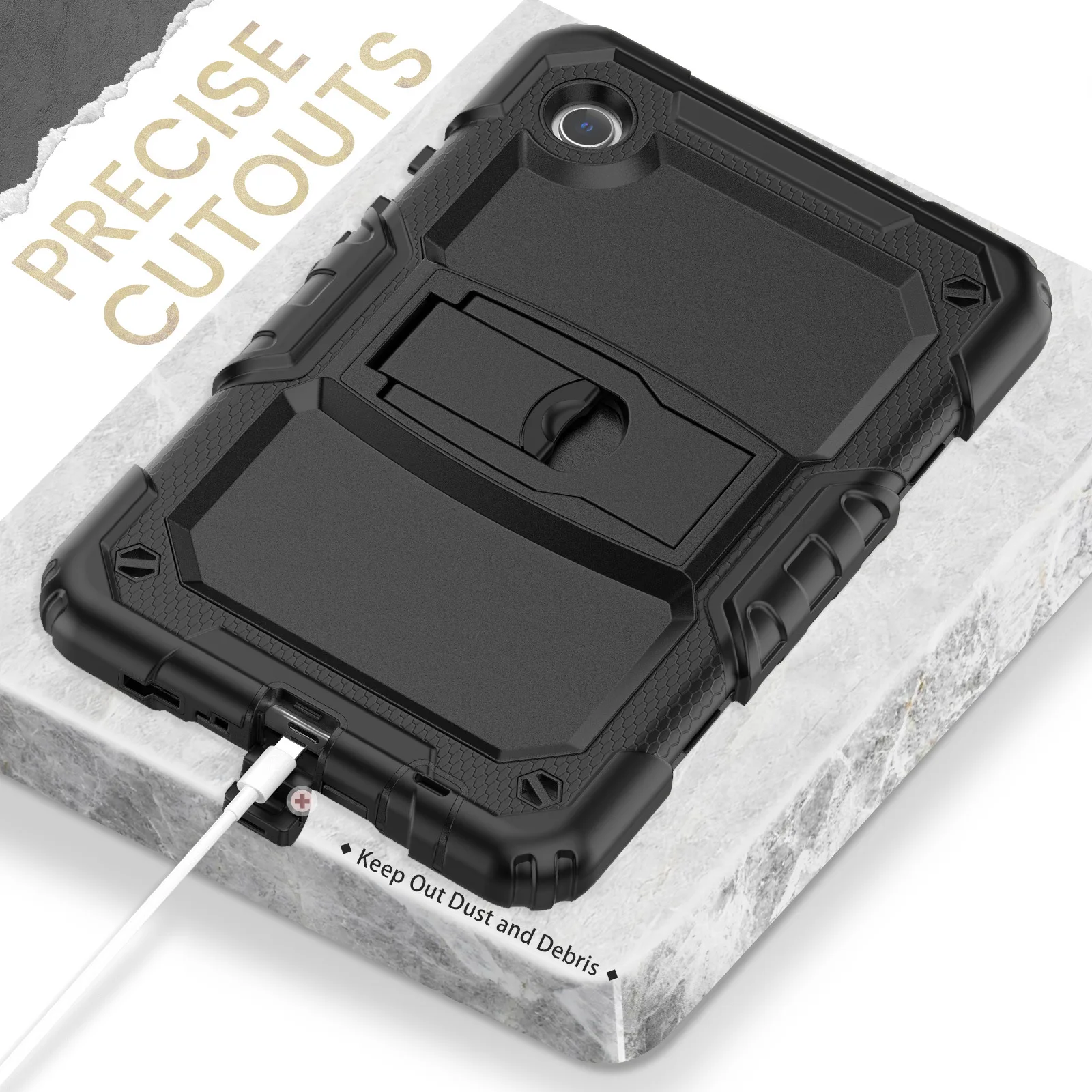 Tablet Protective Case Shell Smart Stand Cover for Galaxy Tab A9 2023 SM-X115