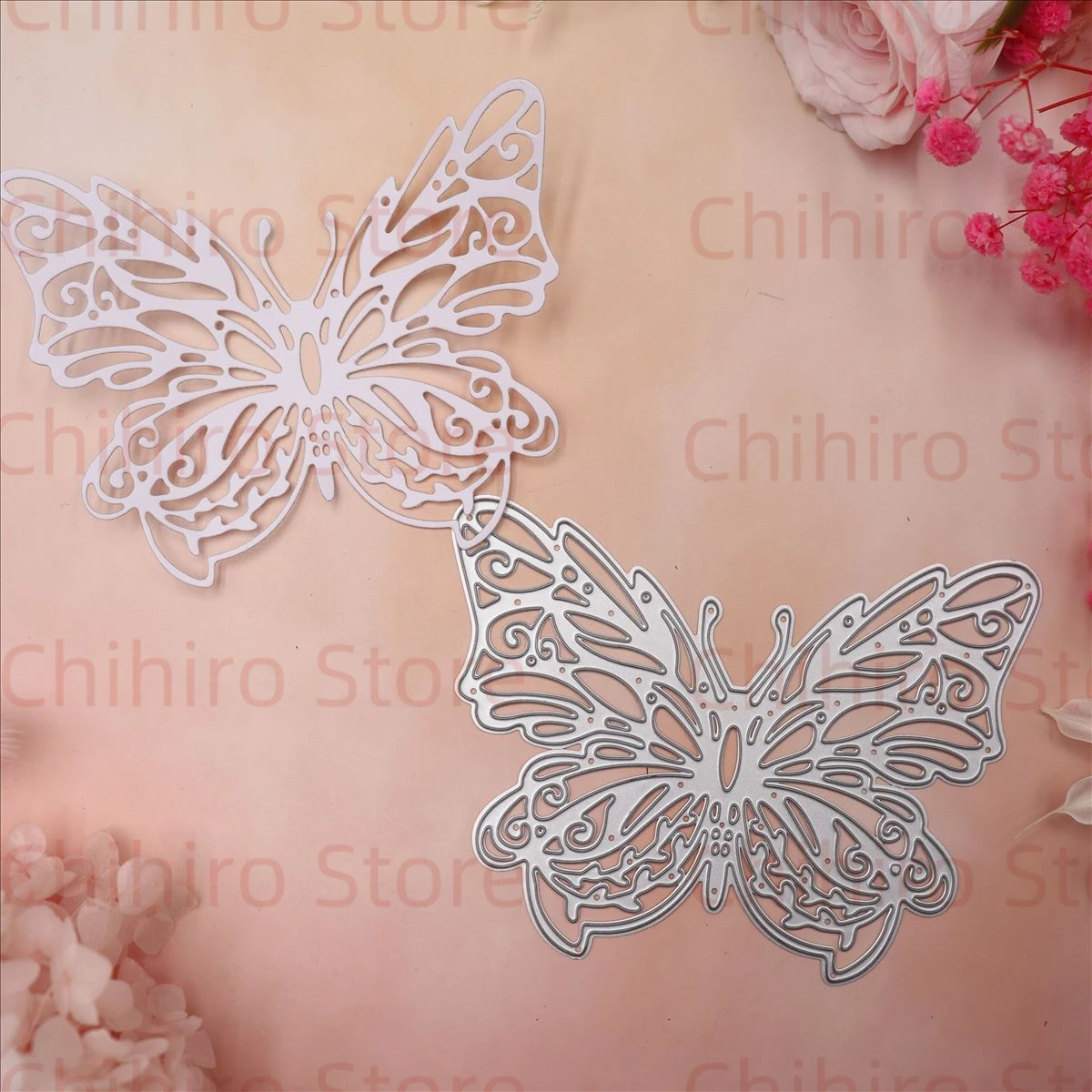 Wings Openwork Butterfly Metal Cutting Dies for DIY Scrapbooking Decorative Crafts Supplies Embossing Paper Cards Making