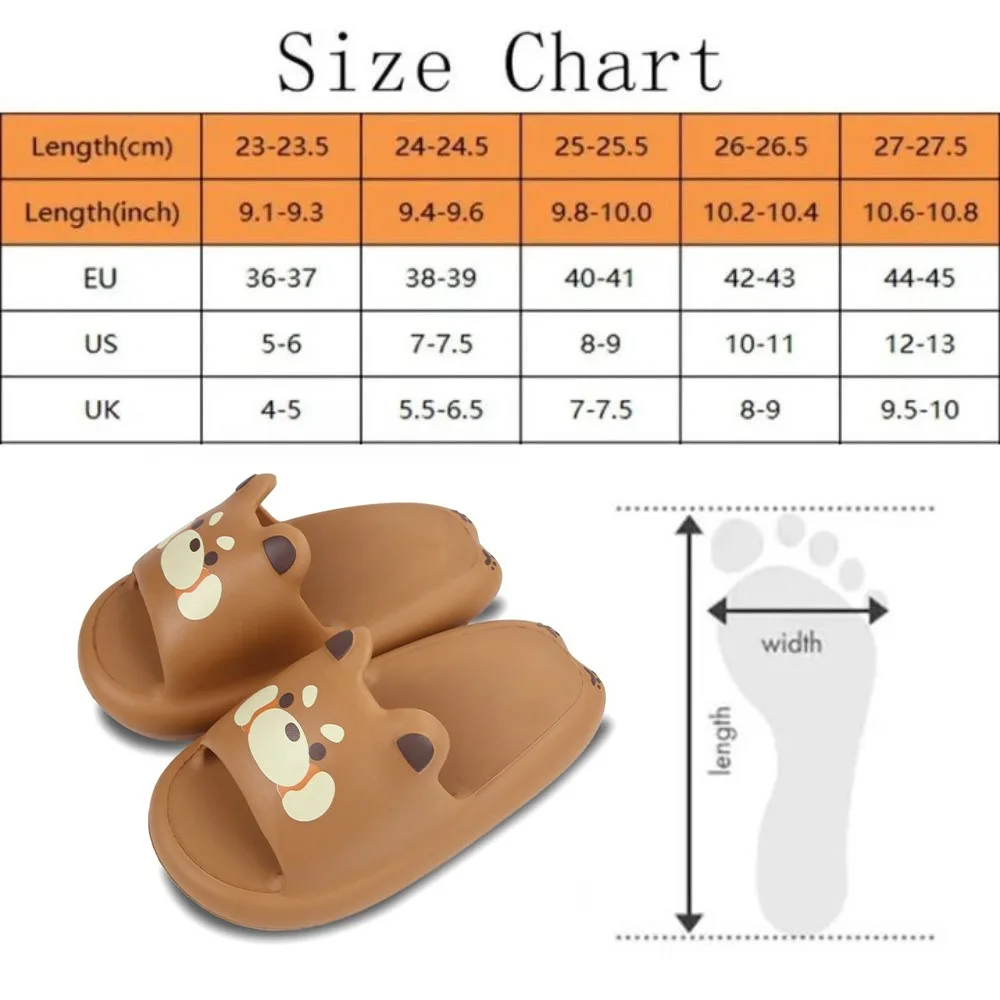 Gezellige creatieve rode panda pantoffels zachte bodem antislip rode panda EVA pantoffels cartoon schattige kawaii dierglijbanen unisex