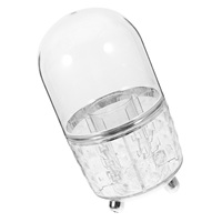 Rotating Pencil Case Transparent Desk ganizer Large Capacity Stationery Storage Make Up Brushes Holder Monitor Shelf Pen Holder