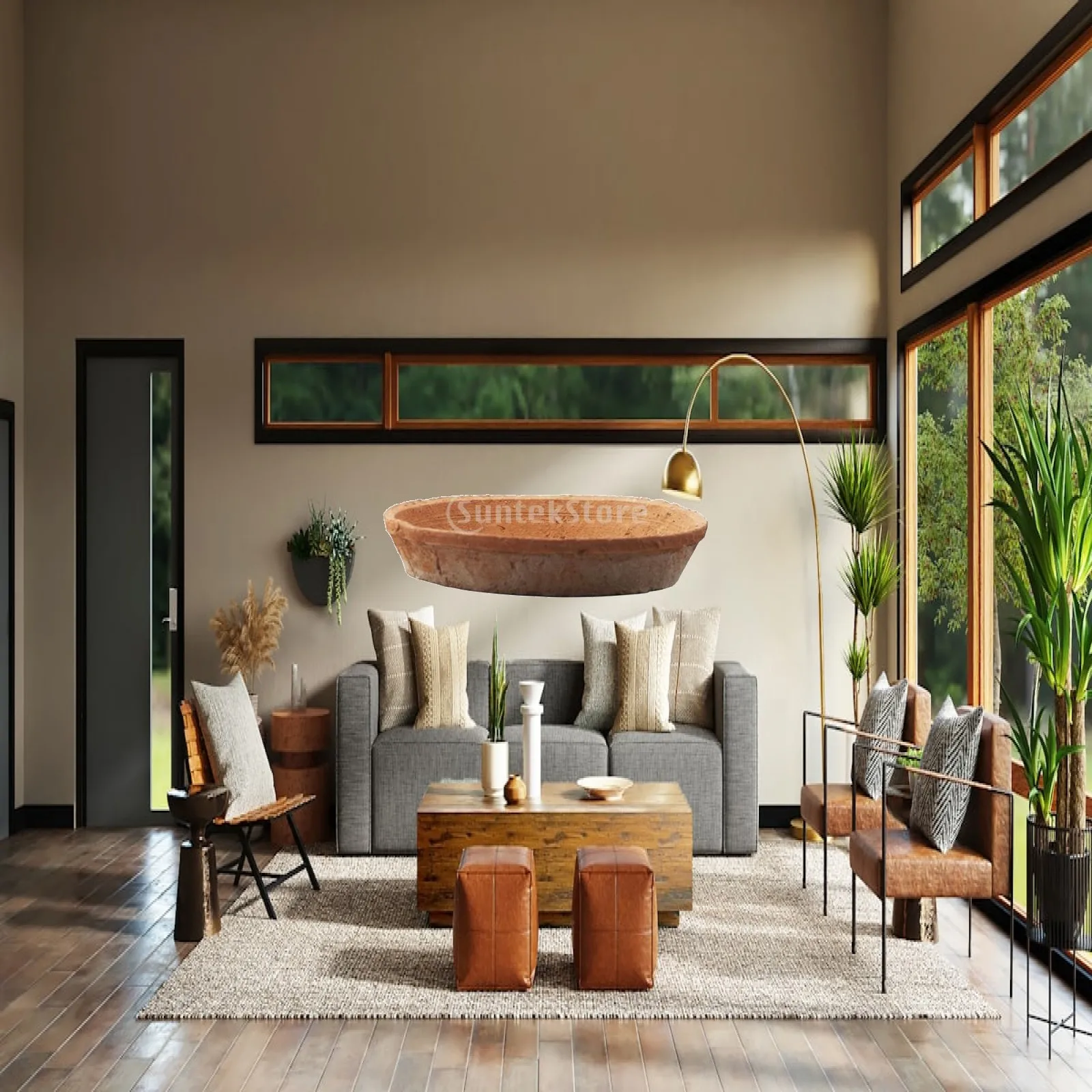 Terracotta Planter Tray Red Pottery Porous Saucer Clay Pot Base Indoor Spill Catcher for Home Garden