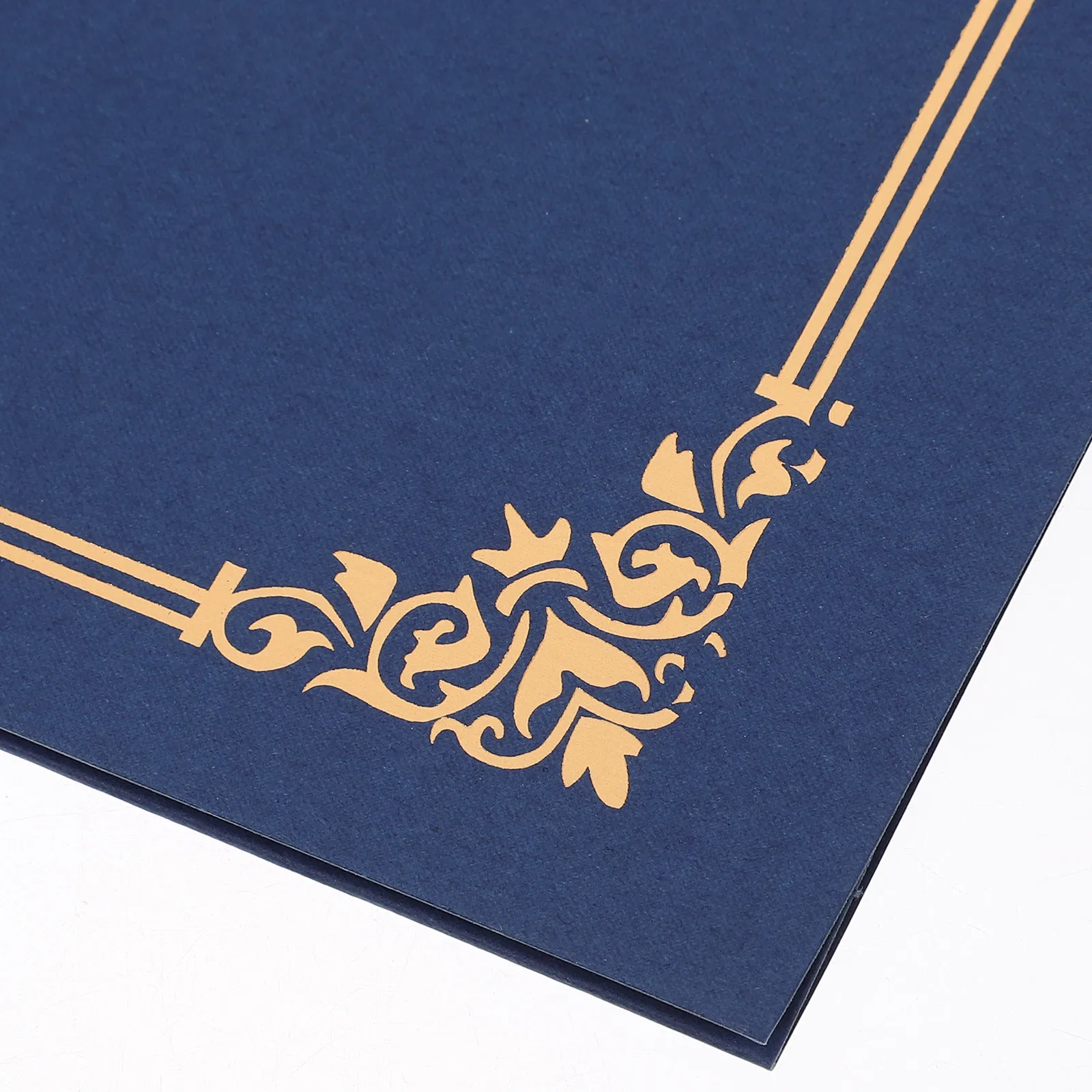 Certificate Cover Paper Diploma Holder Elegant Presentation Folder for Graduation Awards Certificates Documents Protective