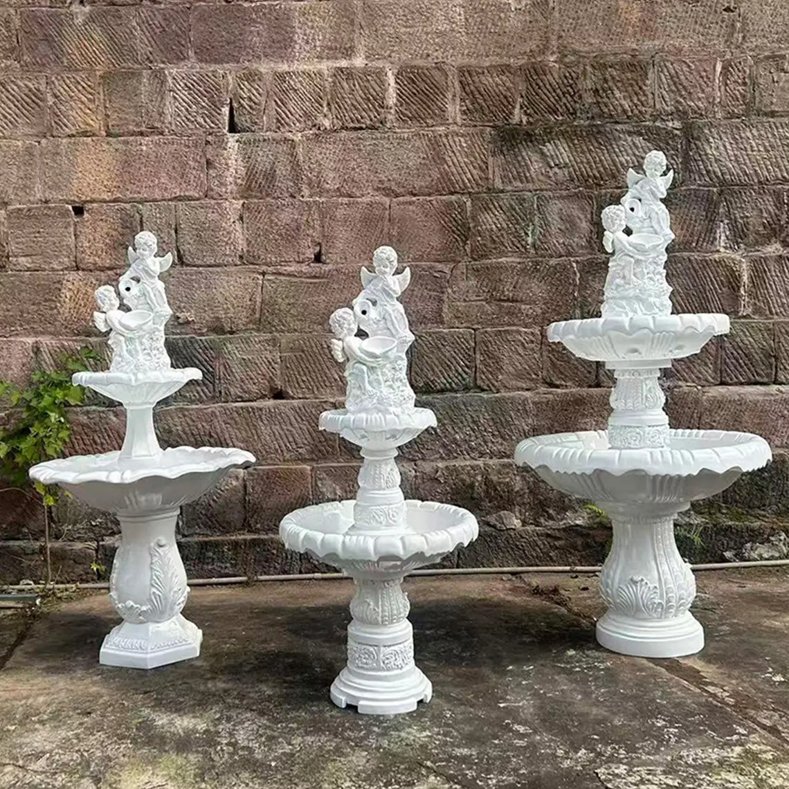 European-style running water fountain wishing pool fountain pool wedding props wedding