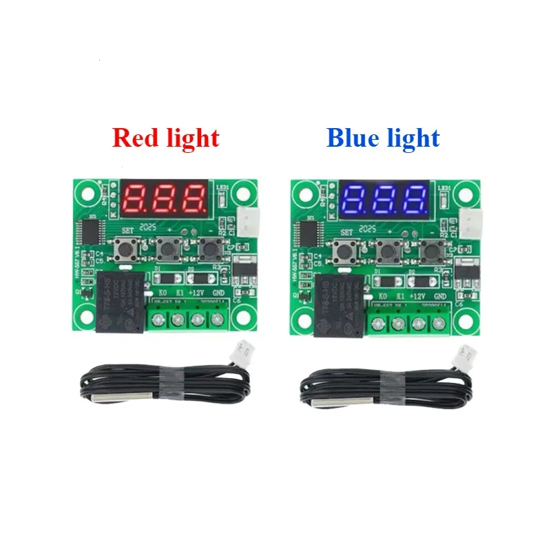 W1209 Moduł regulatora temperatury z obudową XH W1209 Wyświetlacz LED Cyfrowy moduł termostatu z wodoodporną sondą NTC -50 ~ 110 ℃