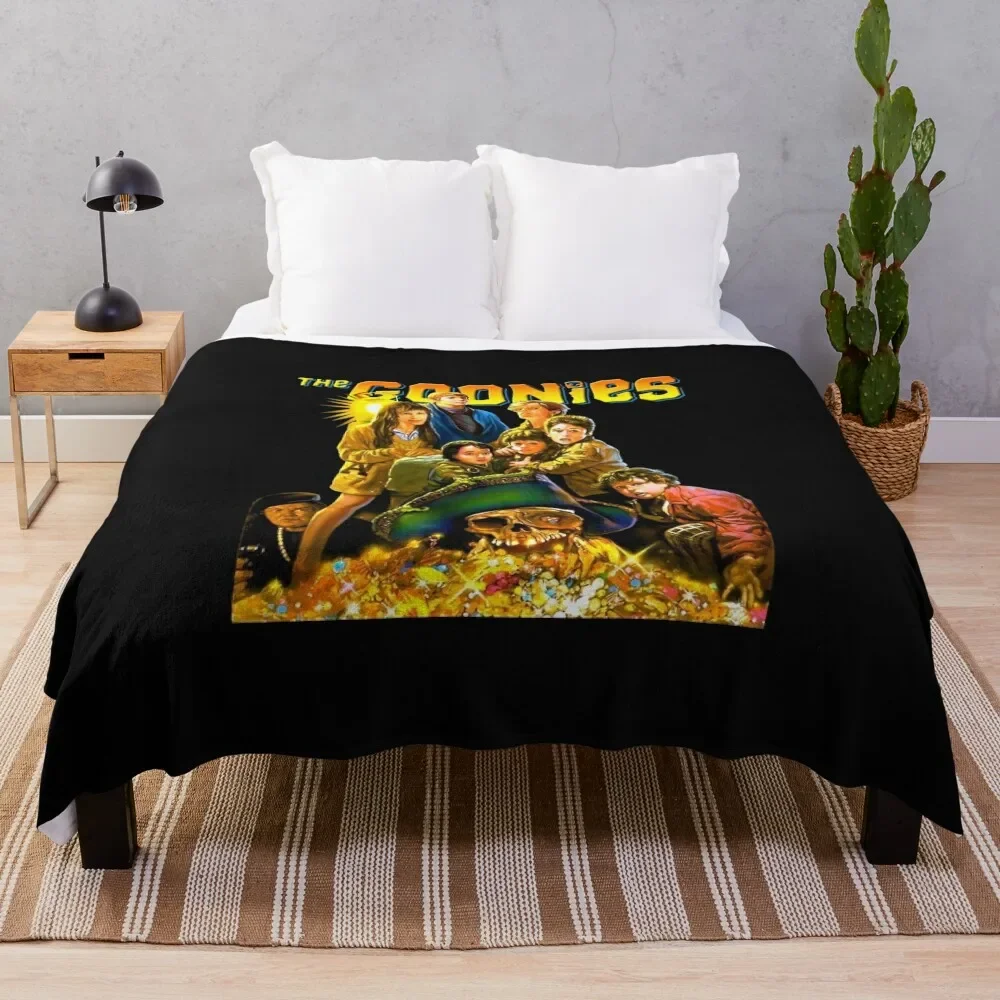 THE GOONIES tee Gift For Fans, Gift T-Shirt For Women, Kids, Adults Men, Halloween day, Thanksgiving, Chritsmas da Throw Blanket