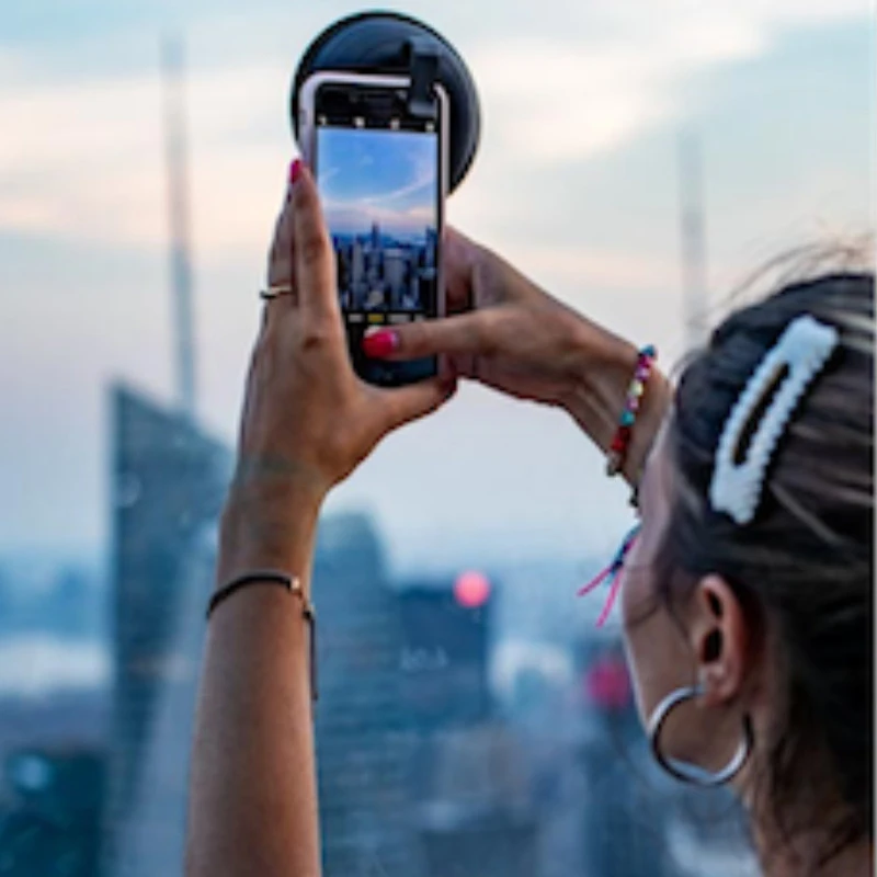 Universal Anti-Reflection Phone Camera Lens Hood For IPhone For Android Phone Silicone For Photos