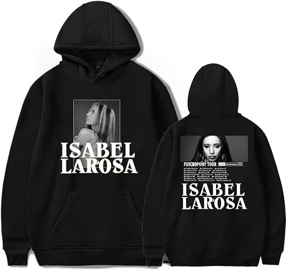 Isabel LaRosa Psychopmp 2025 투어 머치 후드 티 스웨터 streetwear 유니섹스 겨울 & 봄 캐주얼 패션 풀오버