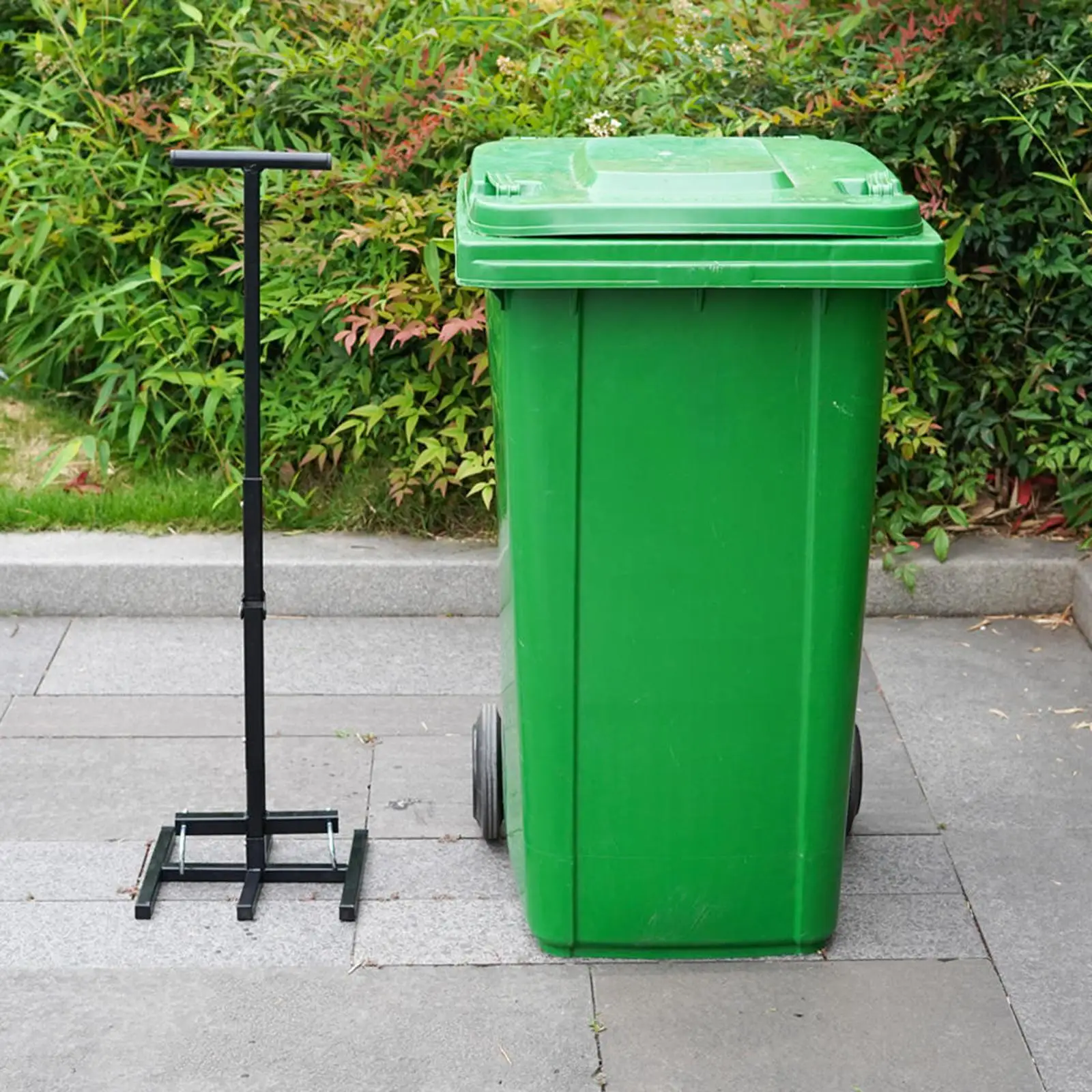 Manual Trash Compactor Tool Iron Waste Bin Compacto Adjustable Hand Operated Rubbish Bin Outdoor Touchless Trash Bin Compactor