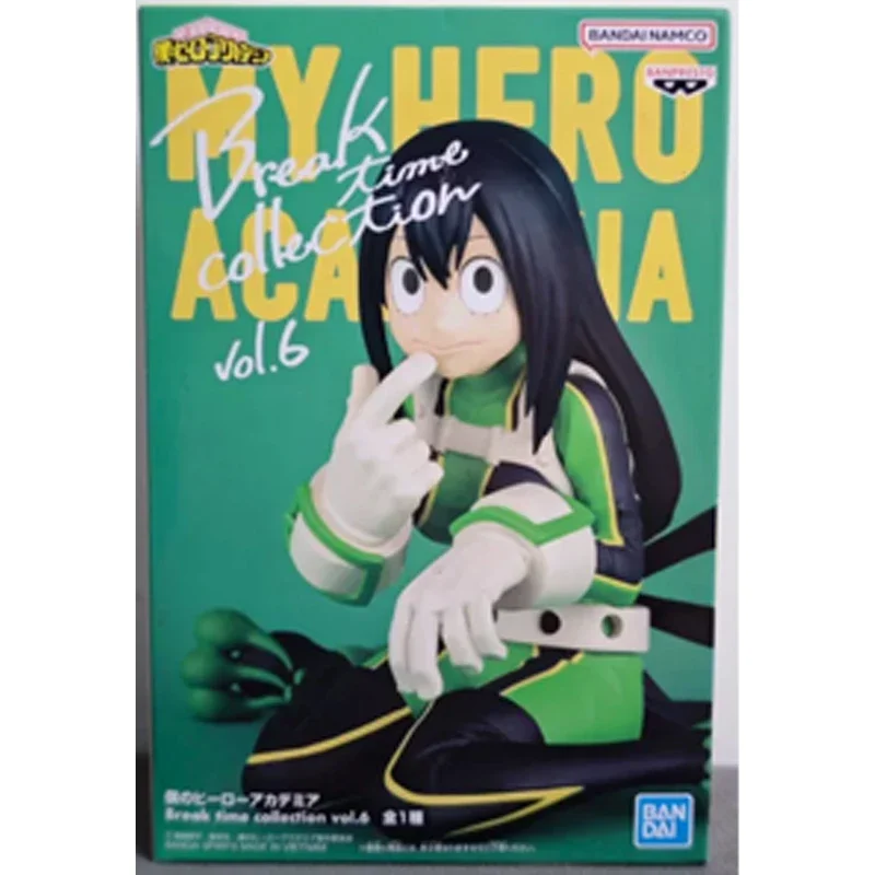 BANDAI Anime My Hero Academia Asui Tsuyu Break Time Collection Vol.6 Gifts or Collection Genuine Action Figure Model Toys