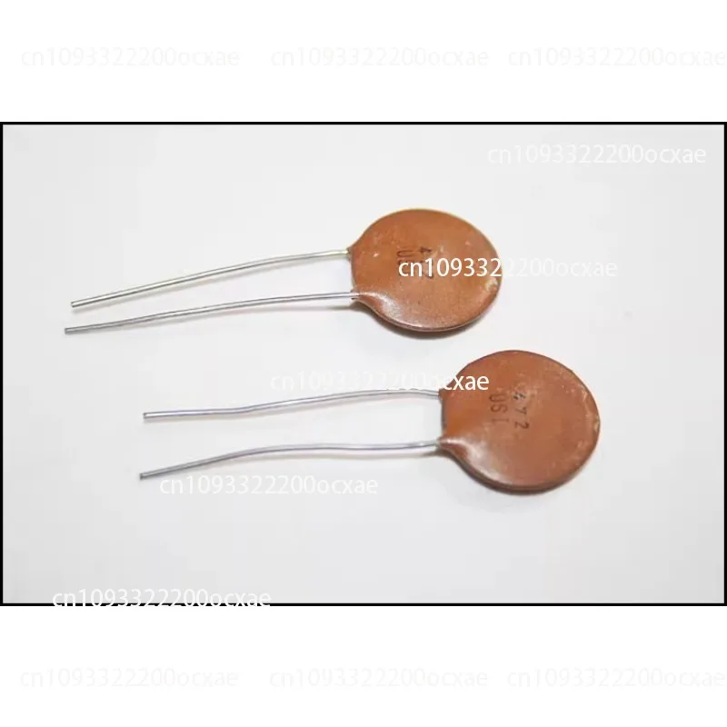 

Two retro 0.0047UF copper-foot ceramic plate electric guitar tone capacitors