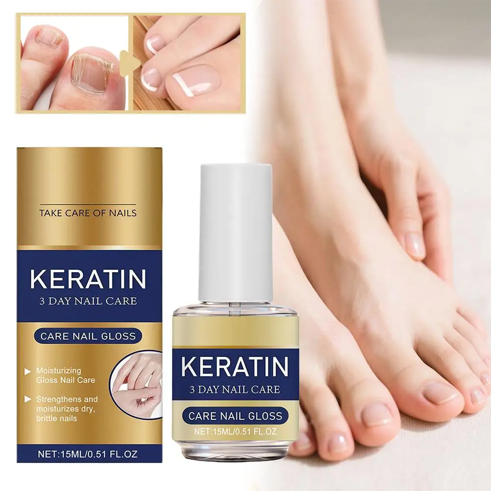Nail Nutrition Oil 3 Days Fast Repair Formula with Keratin Anti Dead Skin Finger Edge Care Nourishing Nail Revitalizer Oil