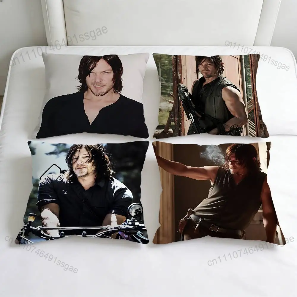 

Cool D-Daryl D-Dixon Decorative Square Pillow Cover Soft & Comfortable Pillow Case Sofa Bed Home Decoration