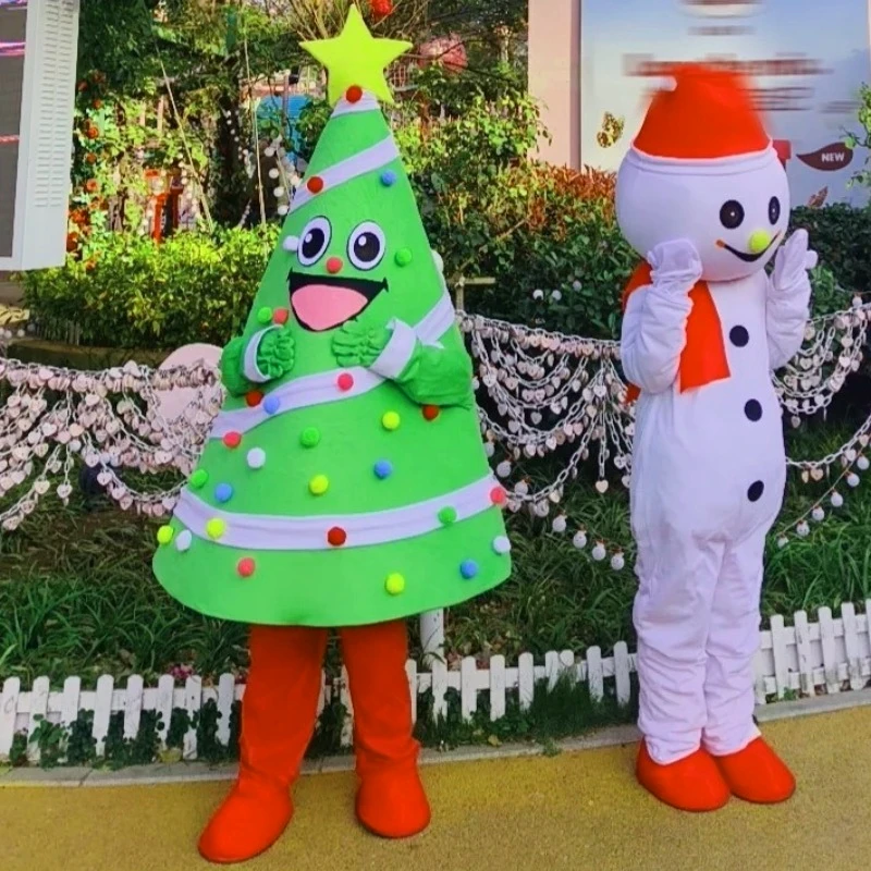 

Christmas Tree Mascot Costume Christmas Day Advertising Ceremony Birthday Fancy Dress Party Animal Carnival Party Props