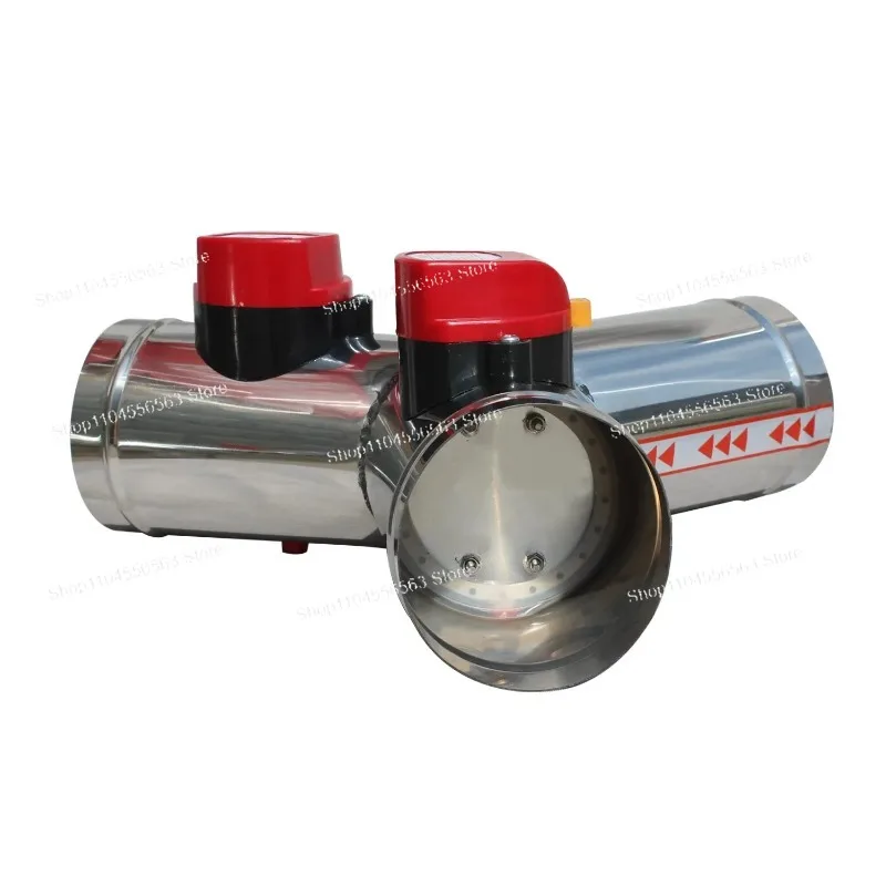 

AC 220V Motorized Ventilation Register Valve, Y Type Stainless Steel OD51-150mm