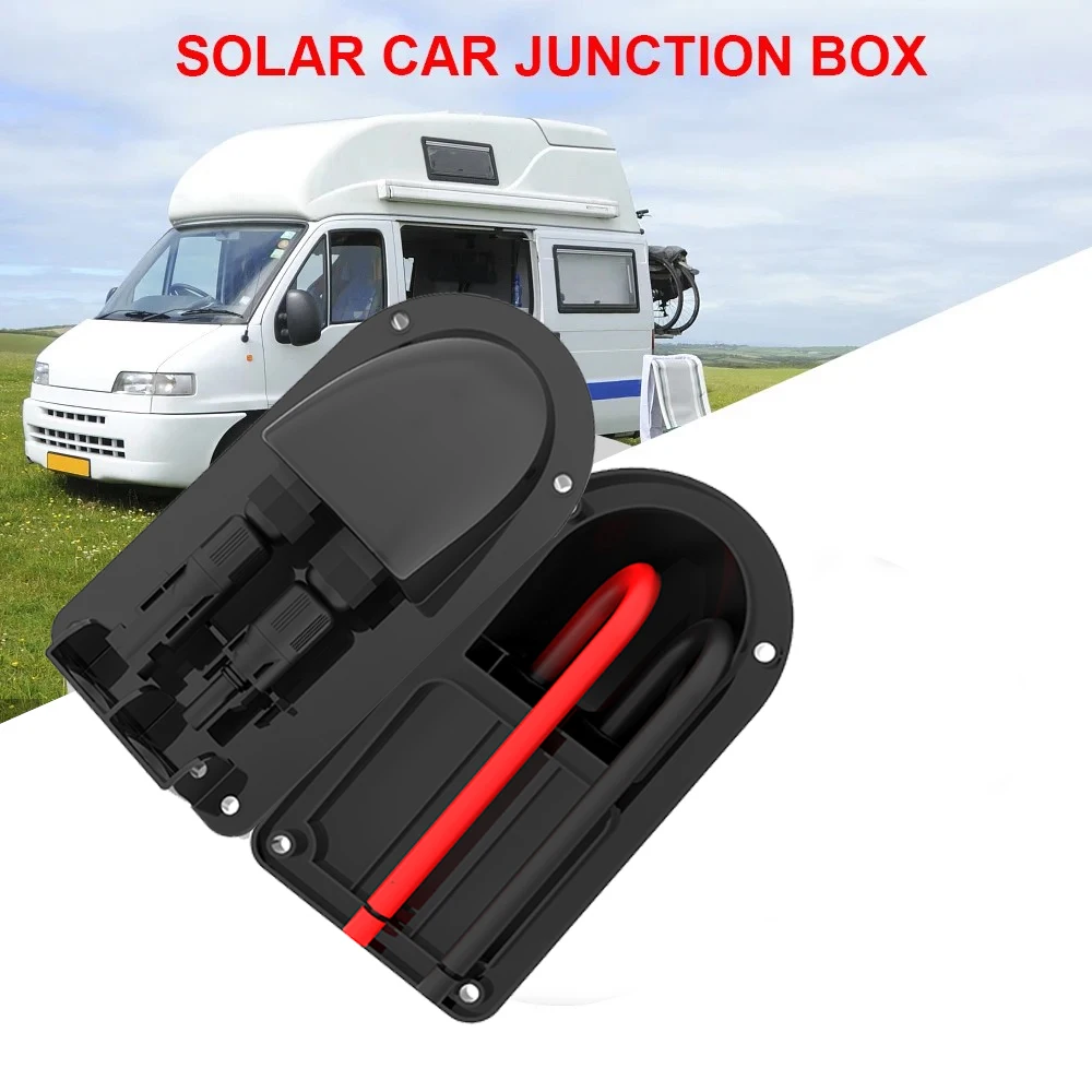 

Коробка для подключения солнечных панелей на крышу автодома с кабельным вводом, органайзер для хранения кабеля, держатель-коннектор для лодок, морского транспорта, яхт, автомобилей