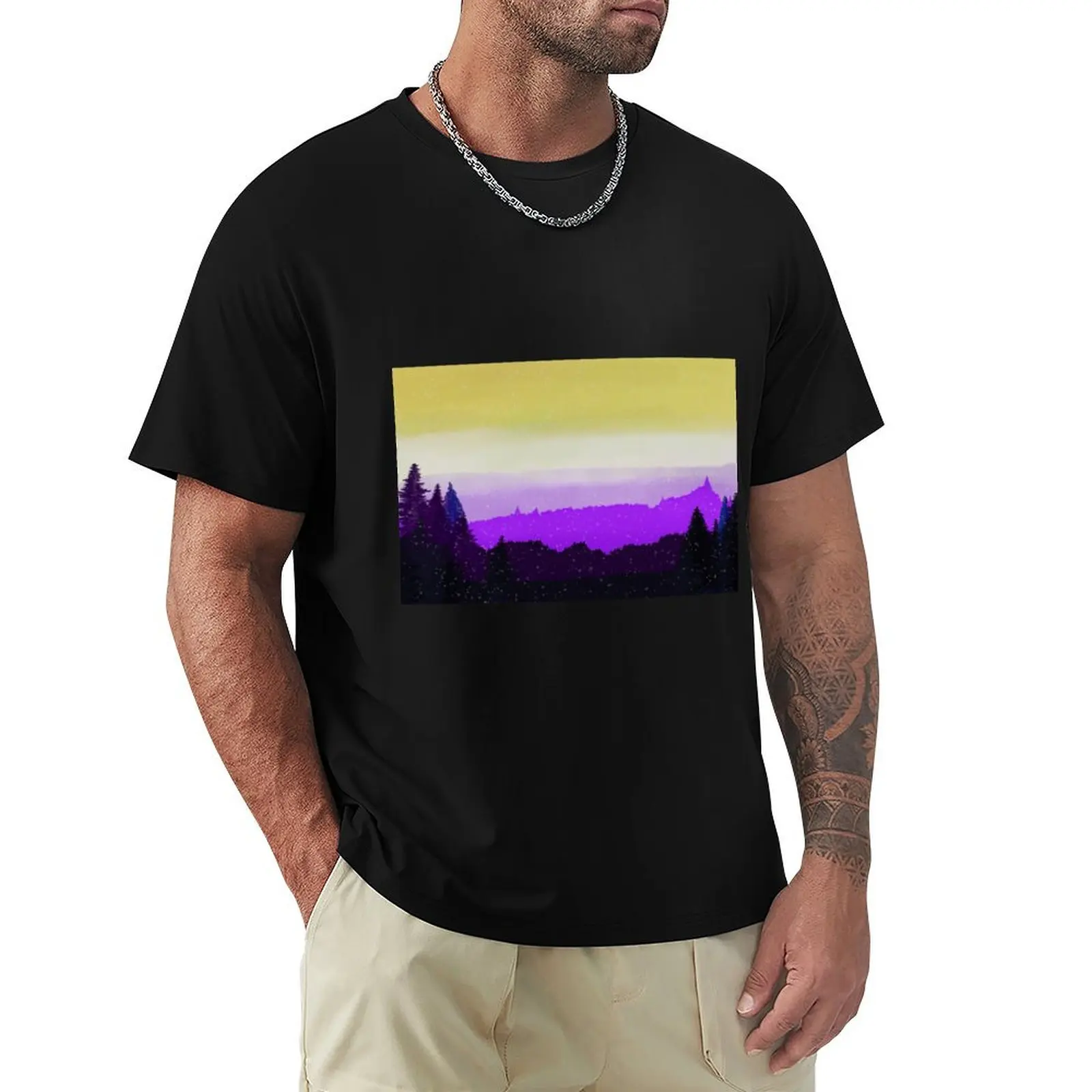 Subtle Non-binary flag T-Shirt High Quality Durable T-Shirt