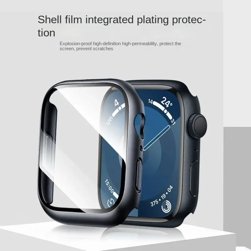 

Glass+Cover For Apple Watch case series 1 2 3 iWatch Accessorie Screen Protector Apple watch serie 38mm Tempered Glass+cover