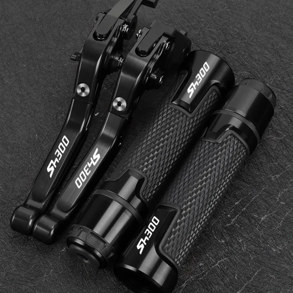 

Motorcycle Accessories For HONDA SH300 SH300i SH 300i 300 2006-2023 Brake Clutch Levers Handlebar Grip Handles bar Hand Grips