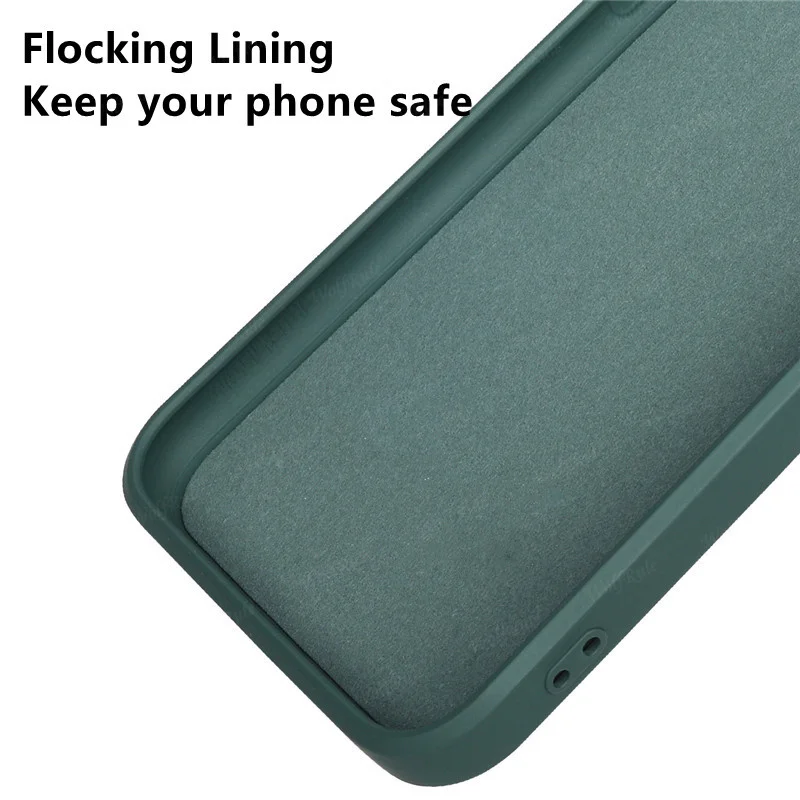 À prova de choque silicone líquido para xiaomi, soft tpu case para poco c40 c40