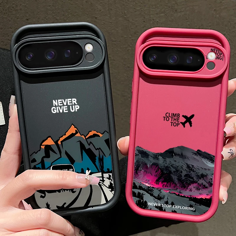 Mountain Road Patterned Phone Case For Google Pixel 10 9 8 7 Pro Pixel 9 10 Pro XL 7A 8A 9A Shockproof Soft Silicone Back Cover view 4