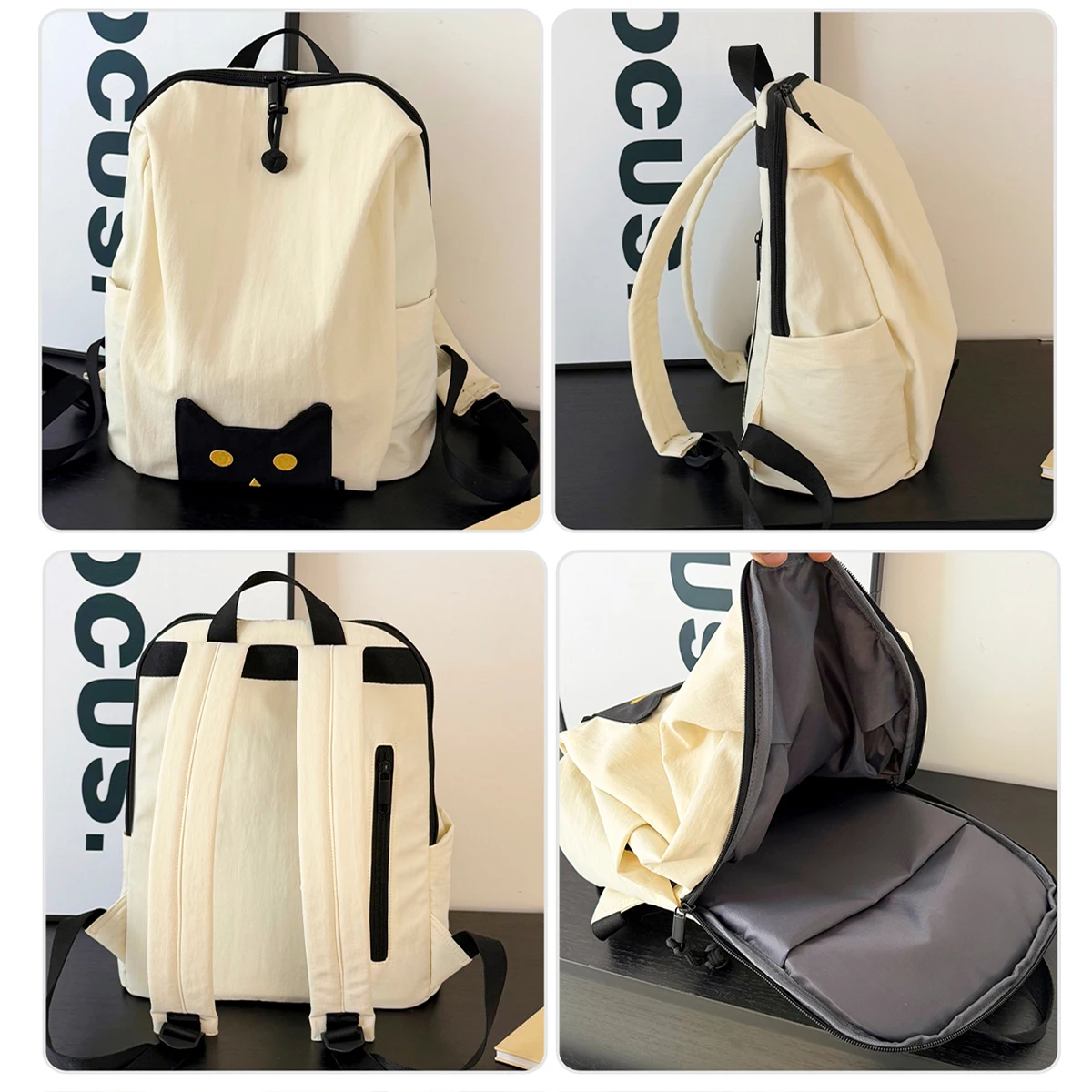 Schoolbags for Junior High School Girls, New Models for Boys, Primary School Students, Large-Capacity Backpacks, Burden-Reducing Backpacks for Middle School Students, High School Backpacks, Cute Backpacks