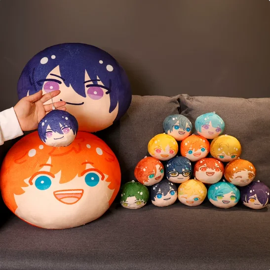 40cm Ensemble Tsukinaga Leo Plush Toy Cute Sakasaki Natsume Tenshouin Eichi Figure Plush Throw Pillow Fans Birthday Gifts