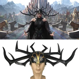 Film Thor 3 Hela Cosplay -Kopfschmuck Todesgöttin PVC Erwachsene Männer Hallow Frauen -Heiligtümer 10 Hauptverkäufe Thor Helm - №5