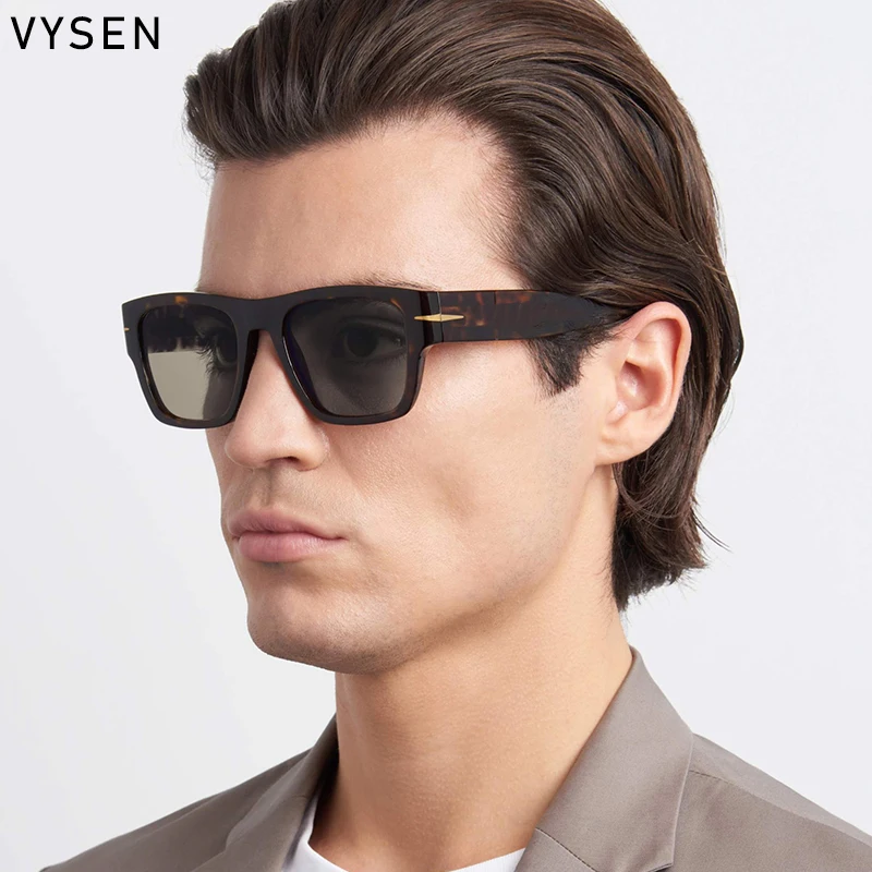 

Fashion Polarized Square Sunglasses Men 2025 Luxury Brand Vintage Rectangle Sun Glasses Driving For Male Eyewear UV400 Shades