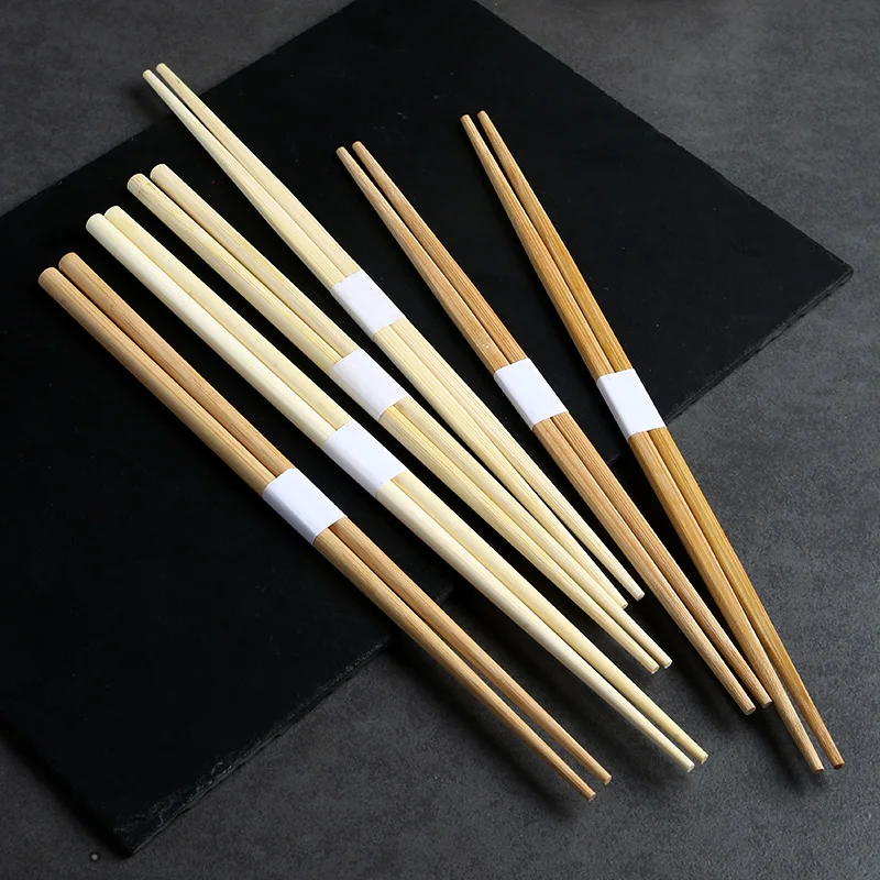 

Double Ended Bamboo Chopsticks, Disposable, Japanese Pointed, Sushi Cuisine, Barbecue, High End, 100 Pairs per Lot