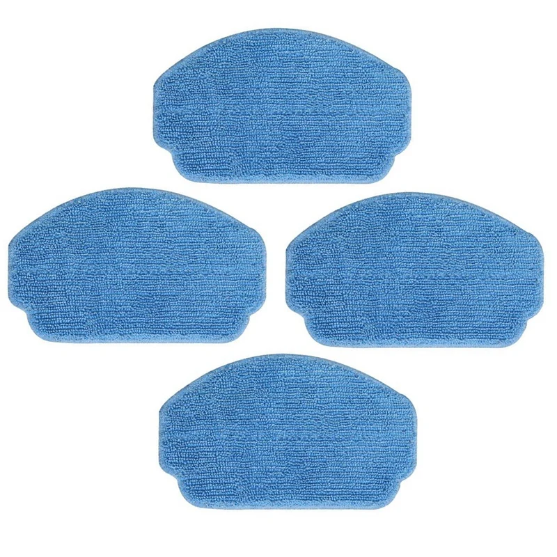 4PCS M0P Pads Replacement Cleaning Mop For MAMNV BR150 BR151 Robot Vacuum Cleaner Replacement Spare Parts