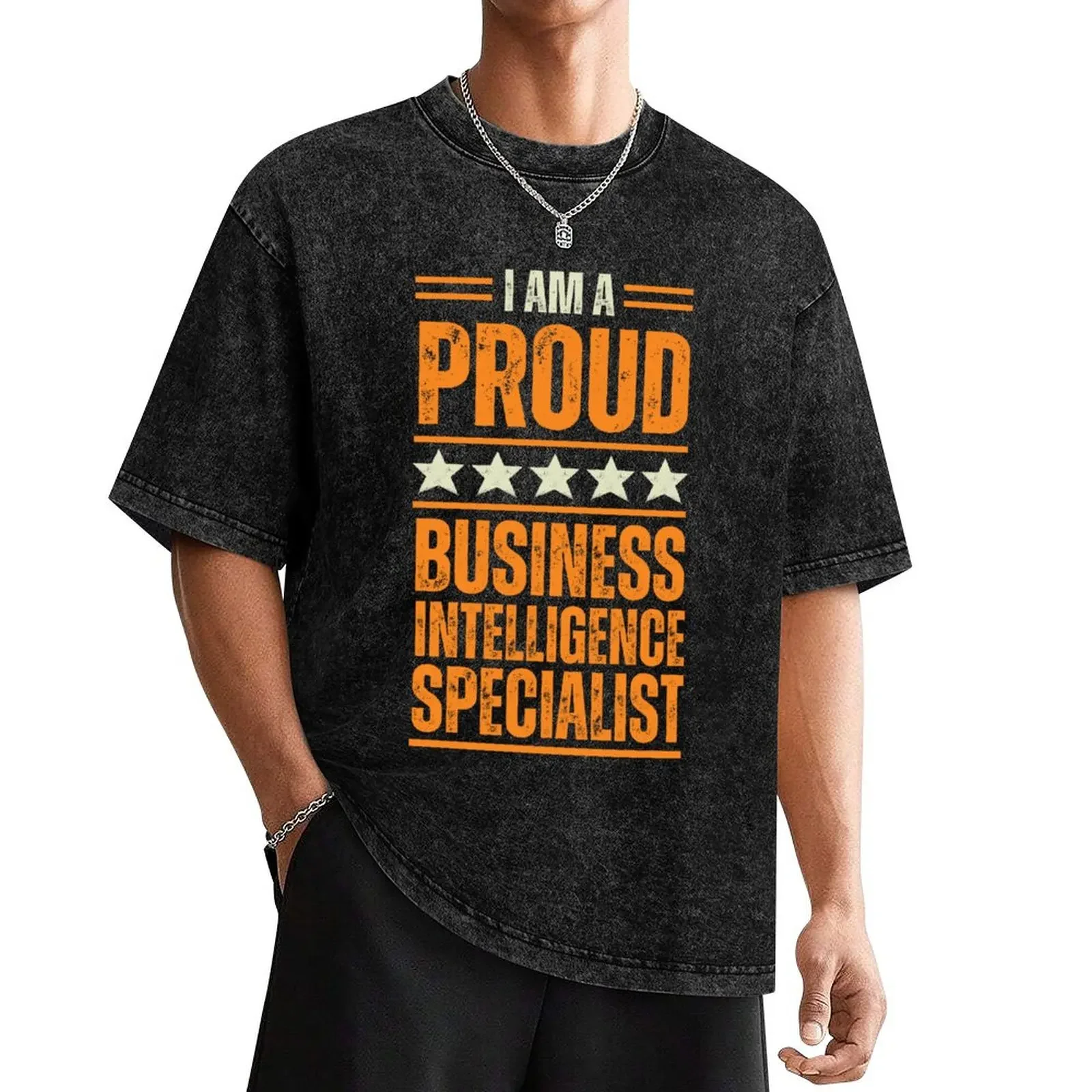 Business intelligence specialist T-Shirt quick-drying shirts graphic tees fitted t shirts for men