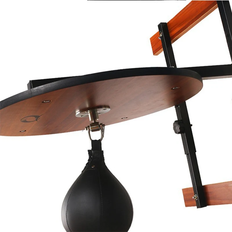 Adjustable Platform Vibration Optimize Rebound Reflex Ball Set Heavy Duty Leather Speed Bag Boxing Kit With Wall Mount