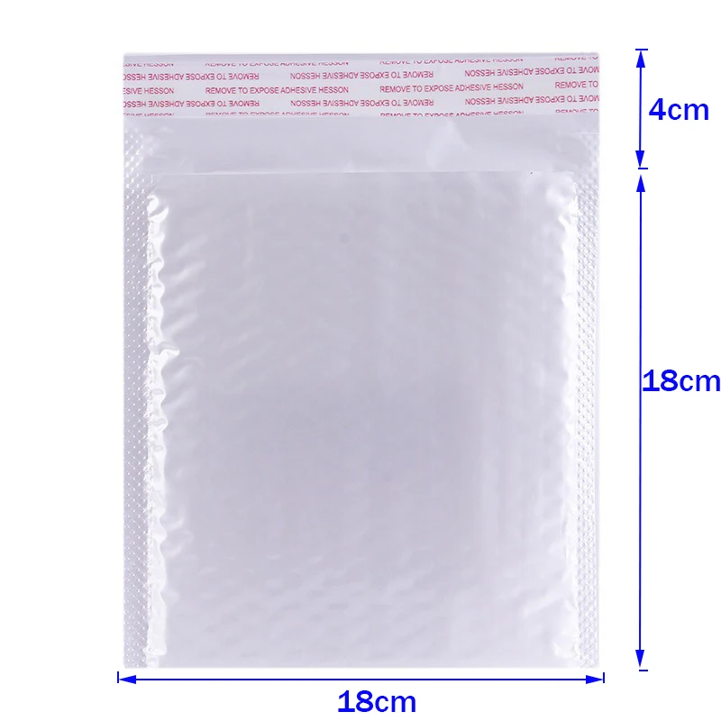 50 PCS/Lot White Foam Envelope Bags Self Seal Mailers Padded Shipping Envelopes with Bubble Mailing Bag Shipping Packages Bag